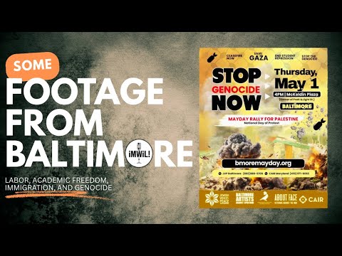 Footage From Today’s May Day Rally 2025 Baltimore – iMWiL!